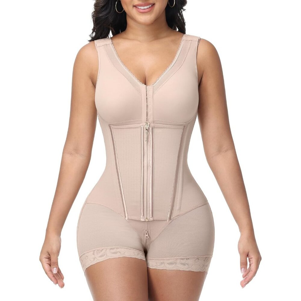 Women's Tummy Control Shapewear Post Surgery Garment Stage Tan Body Shaper
